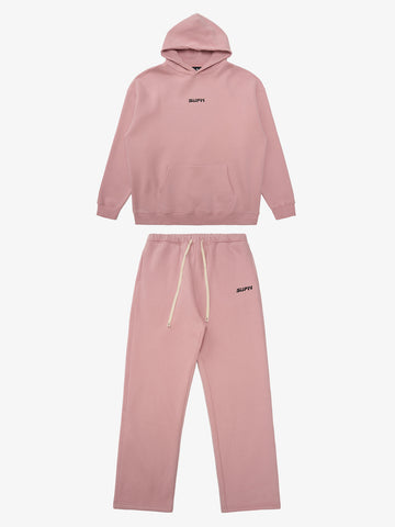 SUPM Pink Cloud Hoodie Set 