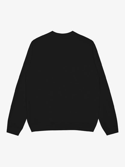 Thesupermade Street Contrast Design Letter Print Round Neck Sweatshirt 
