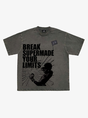 Washed Break Limits Graphic T-Shirt