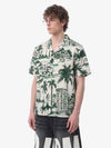 Vintage-Shirt mit grünem Kokosnussbaum