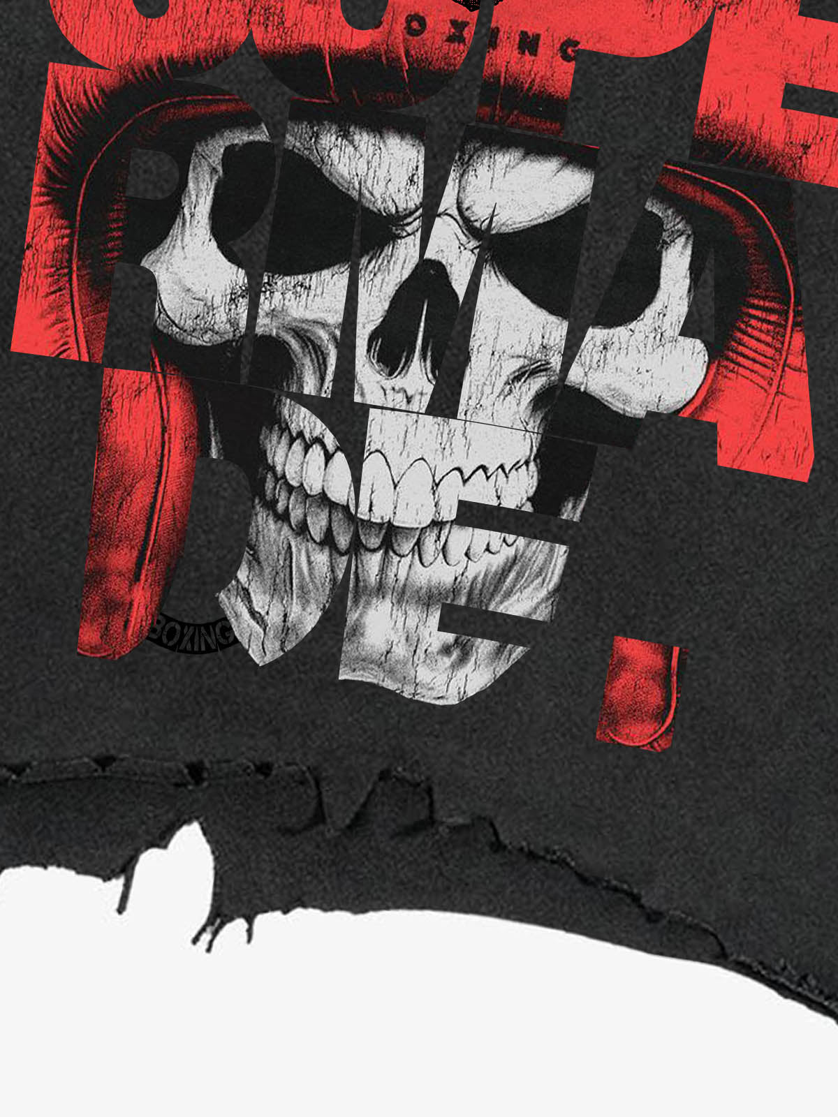 Vintage Gothic Skull Graphic T-Shirt