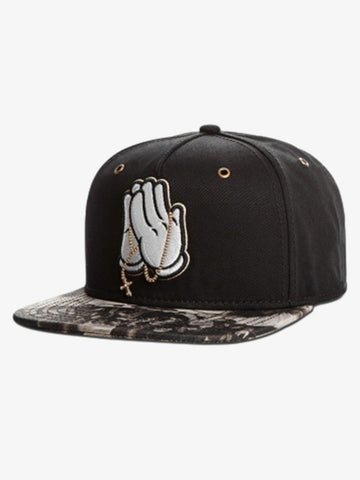 Prayer Embroidered Snapback Hat 