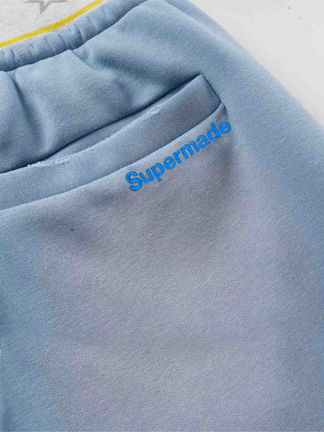 Shorts mit Sternenbund, weitem Bein und Kordelzug