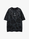 Freizeit-T-Shirt mit Tribal-Dornen-Grafik
