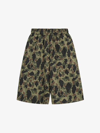 Camo Cargo Shorts – Loose Fit Cotton Blend Summer Streetwear Shorts
