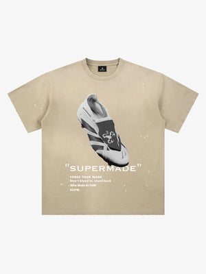 Vintage Soccer Cleat Graphic T-Shirt 