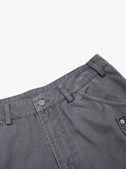 Vintage Strap Detail Carpenter Pants 