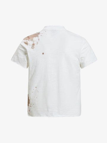 Fairy Tale Grunge Band Collar Henley T-Shirt 