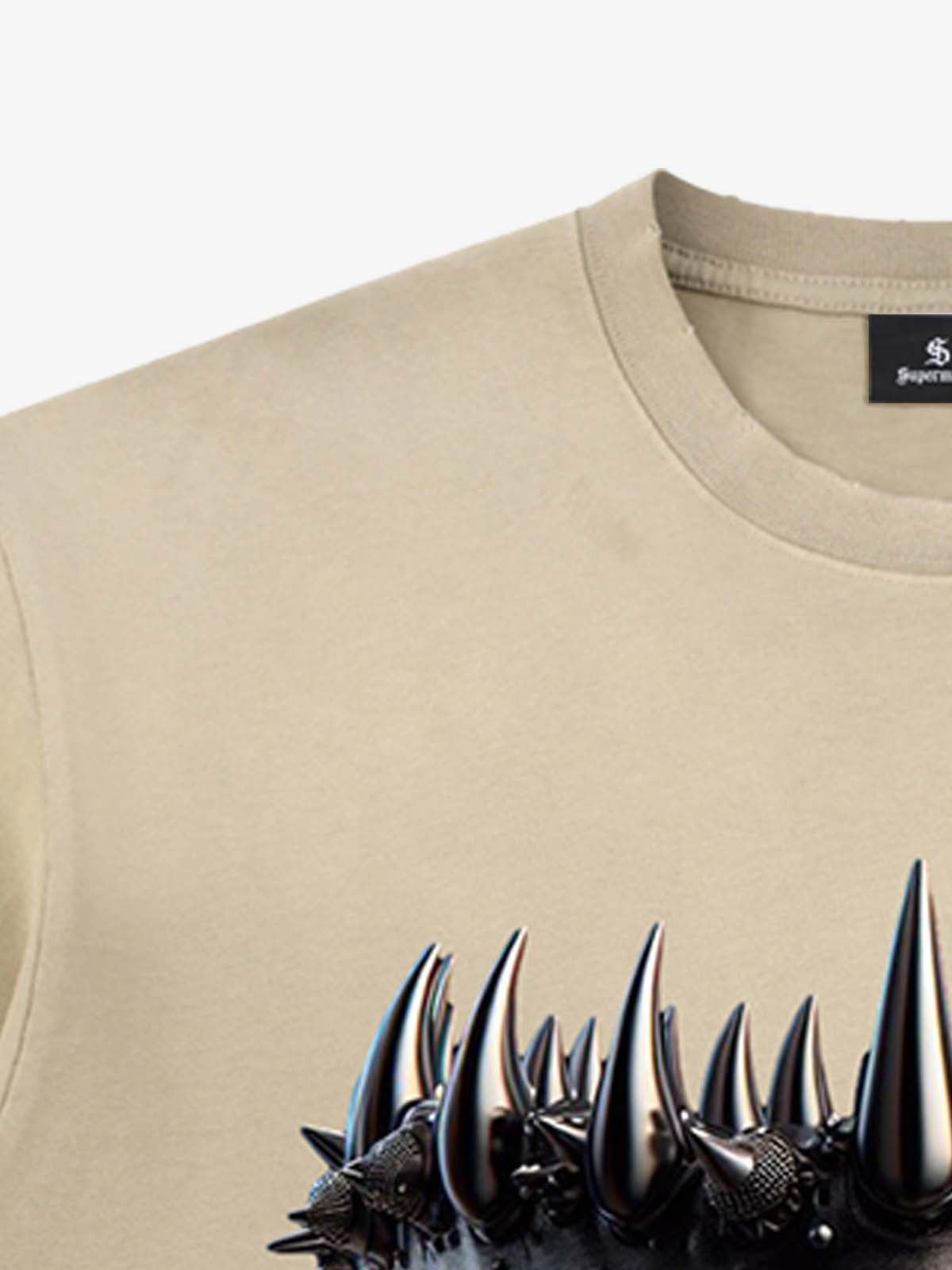 Spiked Teeth Graphic T-Shirt 