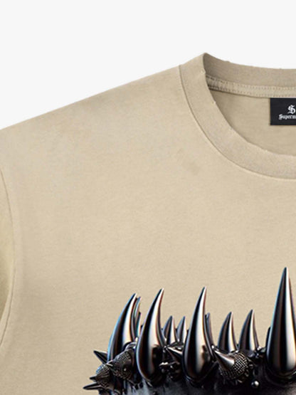 Spiked Teeth Graphic T-Shirt 