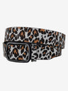 Animal-Print Faux Leather Belt 
