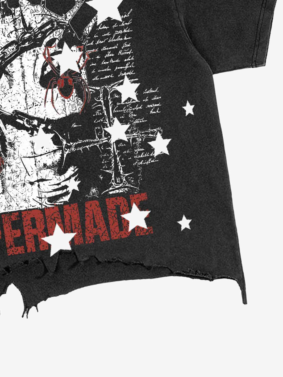 Distressed Supernatural Crop Tee