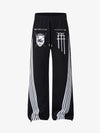 Sweatpants mit Wappen- und Schwert-Grafik an der Seitennaht