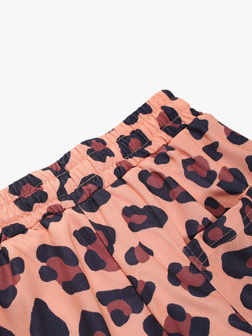 Animal Print Patterns Drawstring Shorts 