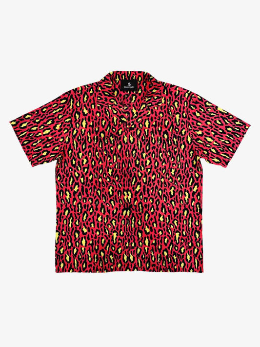 Klassisches Hawaiihemd mit Leopardenmuster