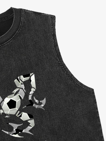 Scorpion Soccer Graphic Sleeveless T-Shirt 