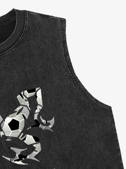 Scorpion Soccer Graphic Sleeveless T-Shirt 