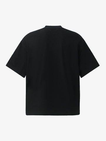 Cotton Waffle Knit Graphic T-Shirt with The Supermade Records Print for Men 