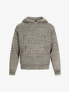 Relaxed Fit Knit Hooded Pullover Hoodie Sweater 