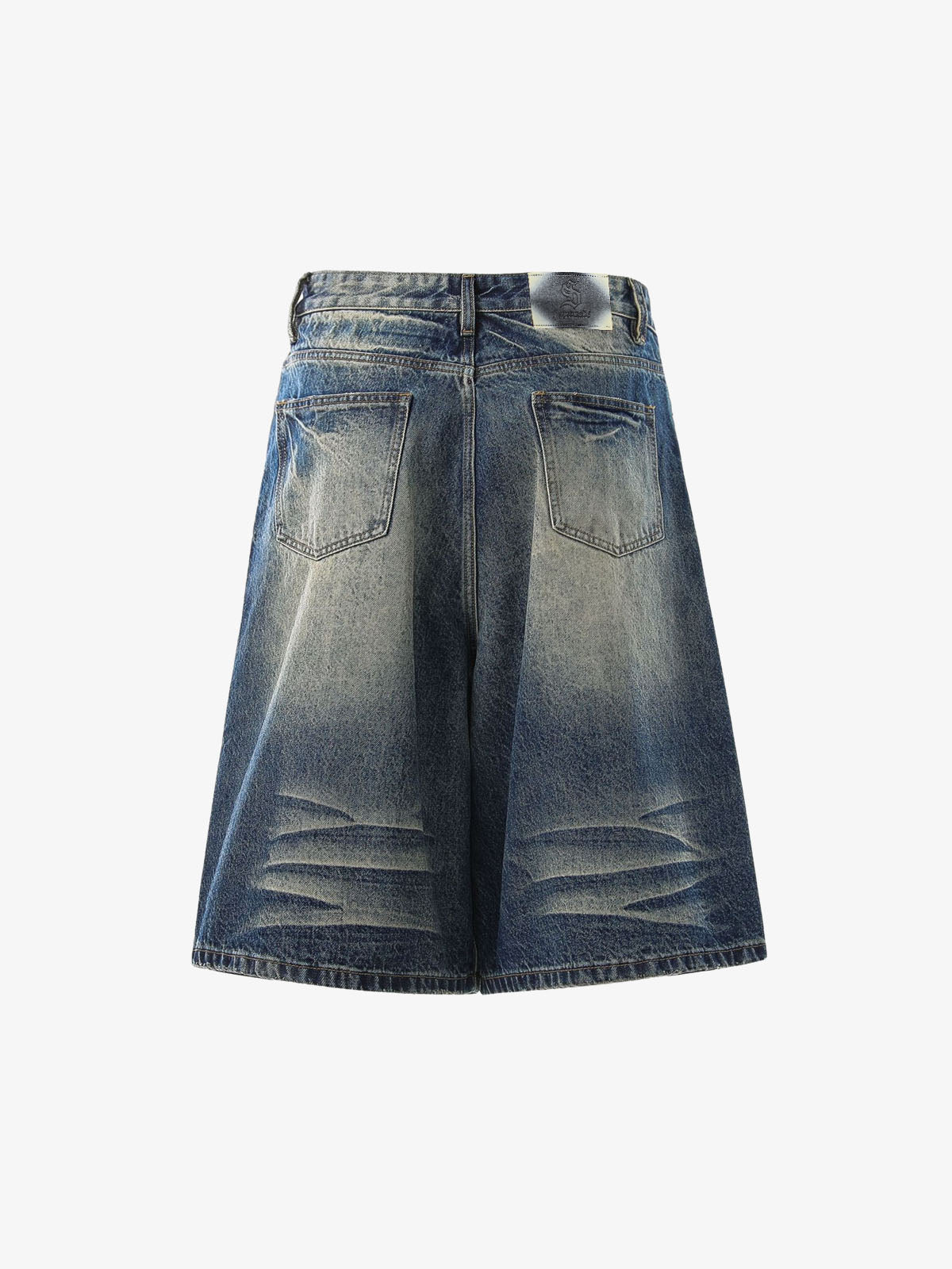 Vintage Jeansshorts mit Used-Look