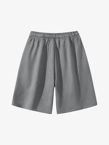 Elastic Drawstring Casual Shorts 
