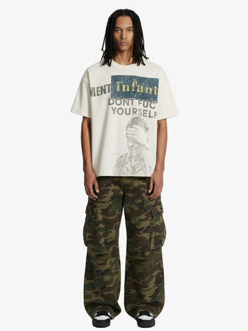 Statement Text Graphic Waffle T-Shirt 