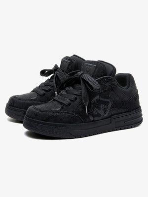 Rubber Sole Black Knight Destruction Skate Shoes 