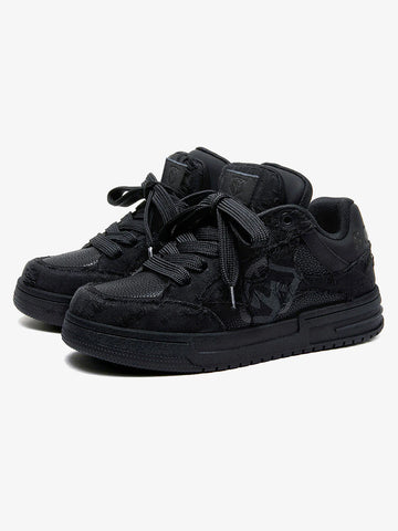 Rubber Sole Black Knight Destruction Skate Shoes 