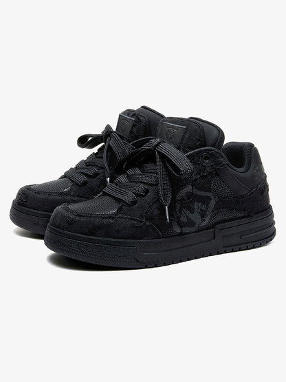 Rubber Sole Black Knight Destruction Skate Shoes 