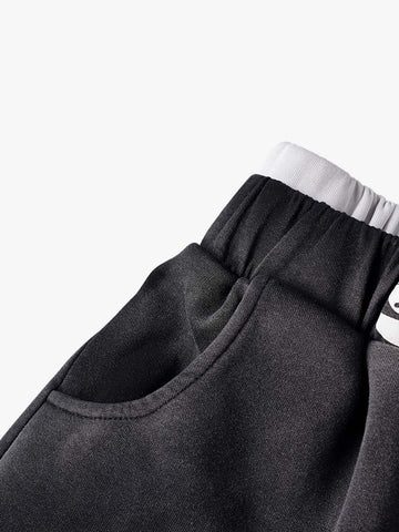 Soft Brushed Cotton Jogger Pants – Elastic Waistband Casual Sweatpants