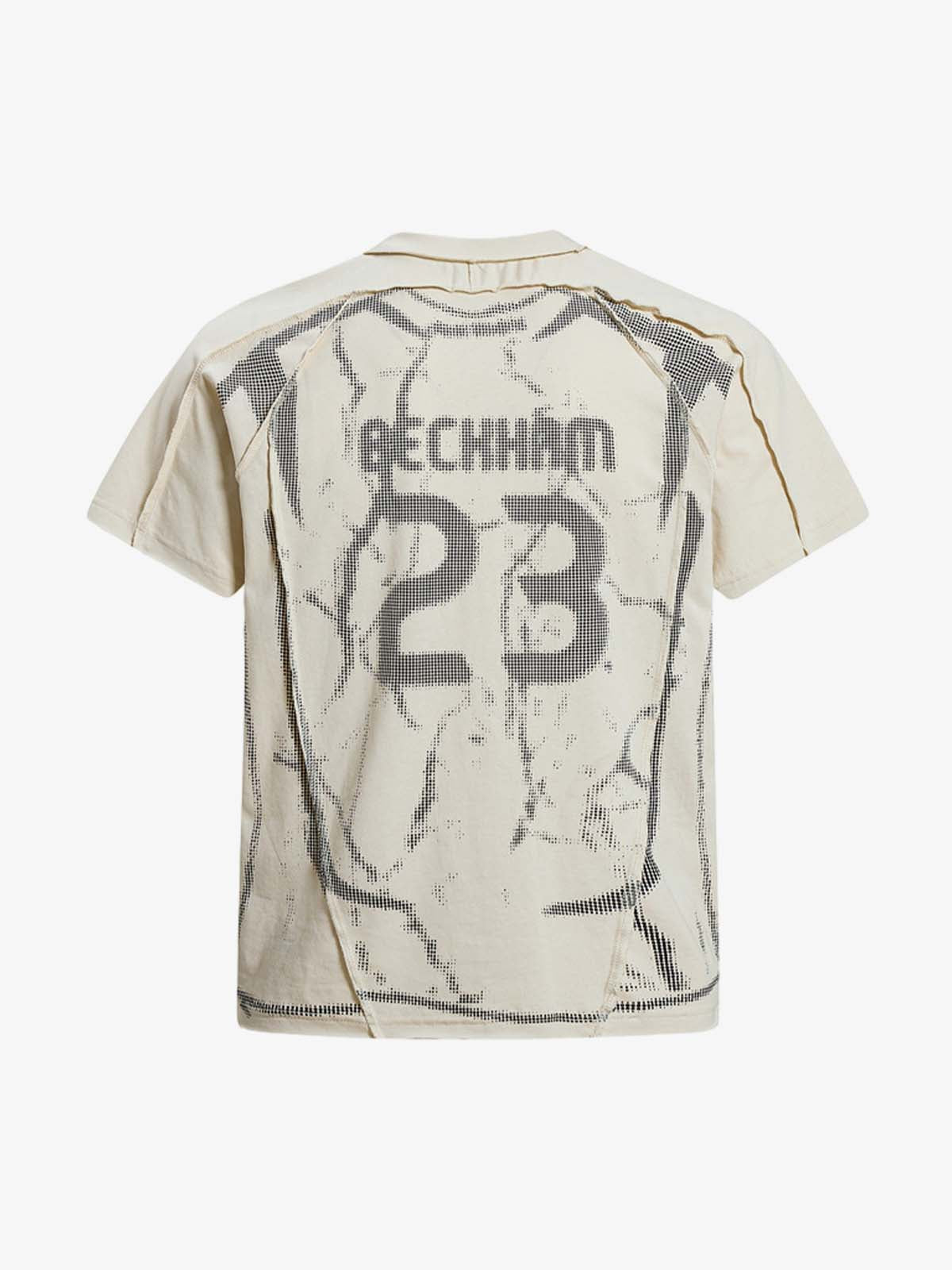 Supermade Trompe L'oeil Halftone Jersey Graphic T-Shirt 