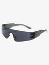 Retro Street Punk Integrated Sports Sunglasses 