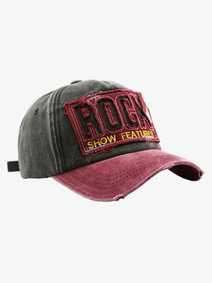 Streetwear Vintage Patch Embroidered Baseball Cap 