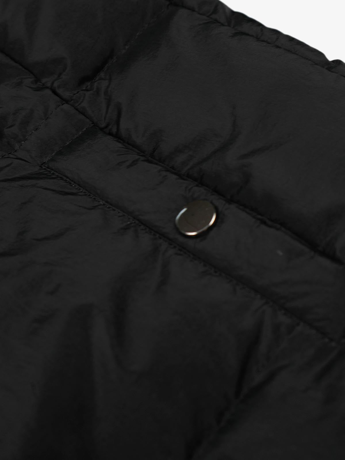 Vintage Asymmetric Zip High-Neck Puffer Jacket 