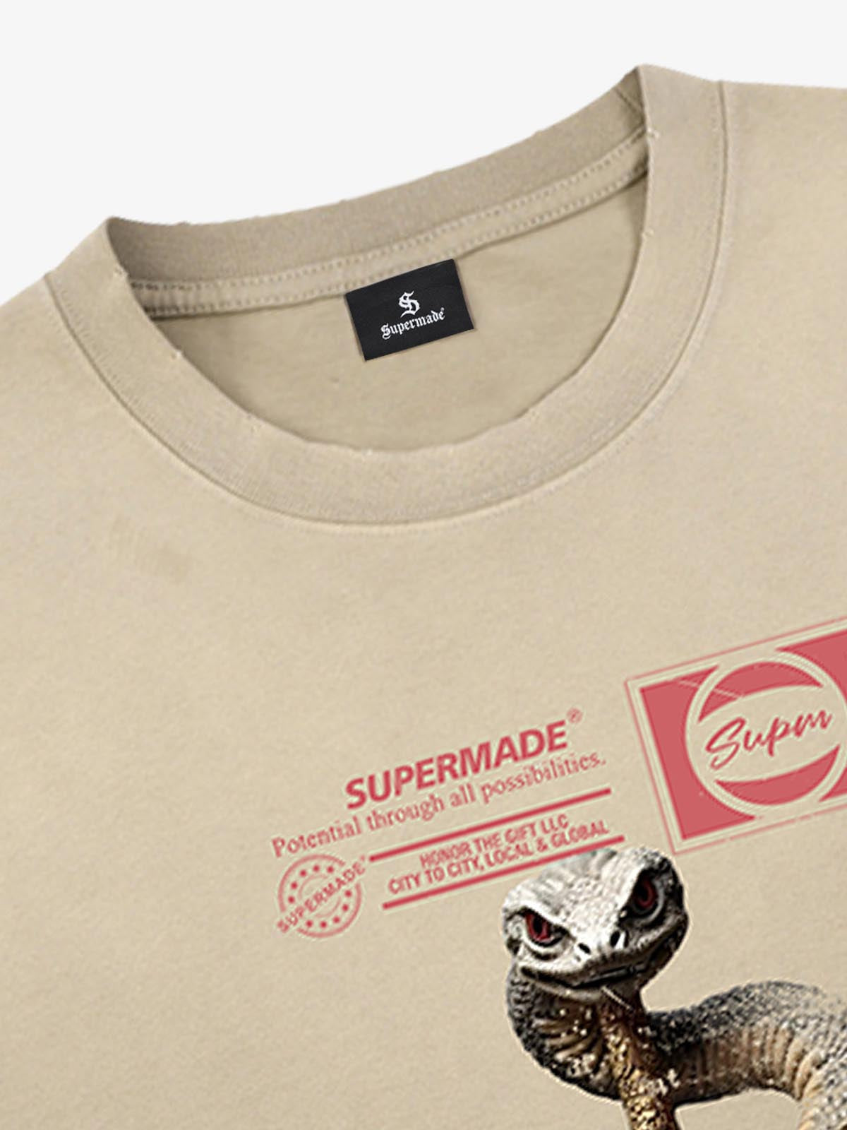 Snake and Sword Graphic T-Shirt 