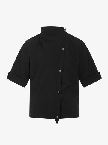 Textured Grid Weave Button-Up Shirt – Lightweight Wrinkle-Resistant Casual Fit