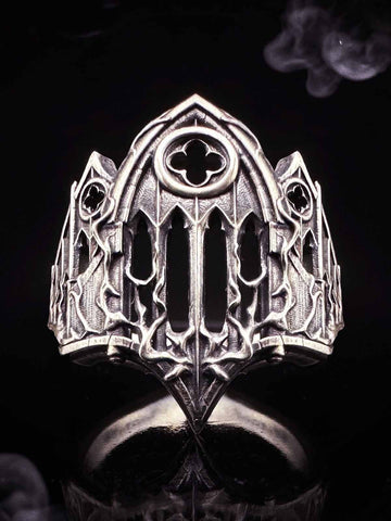 Gothic Armor Open Ring Adjustable 