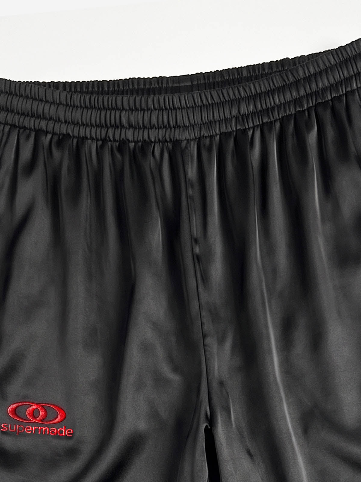 High-Waist Satin Wide-Leg Pants