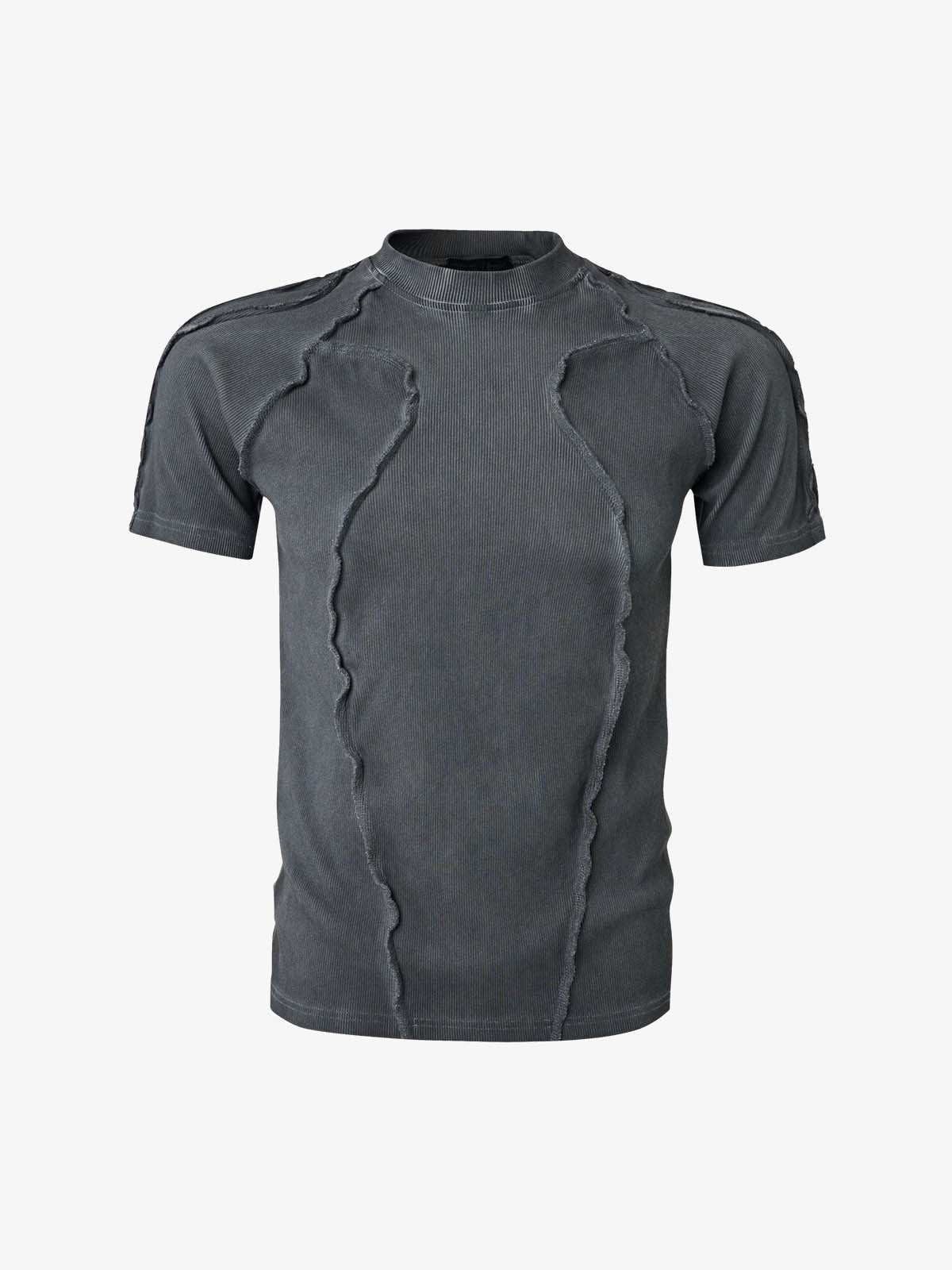 T-Shirt mit freiliegenden Nähten aus Wasteland Wash