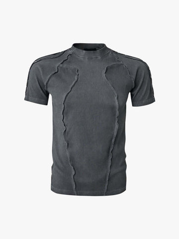 T-Shirt mit freiliegenden Nähten aus Wasteland Wash