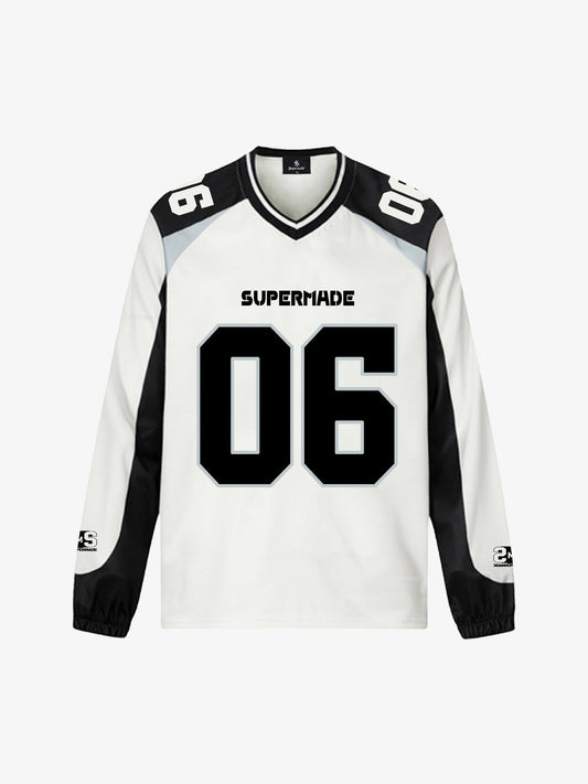 Digital Patchwork Jersey Long Sleeve T-Shirt 