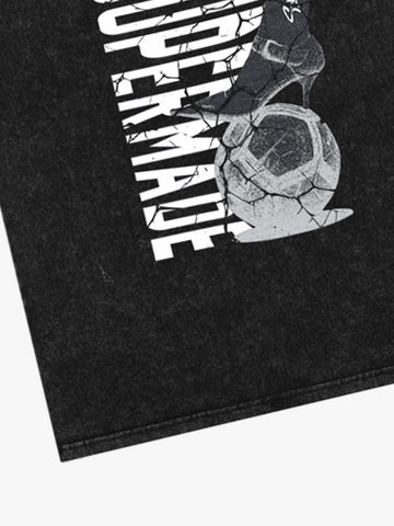 High Heel Soccer Ball Graphic T-Shirt 