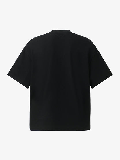 Cotton Oversized T-Shirt with Artistic Face Print and Bold Graphic Design 