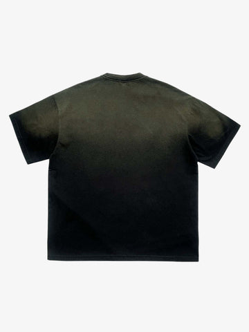 Distressed Graphic Print Crewneck T-Shirt