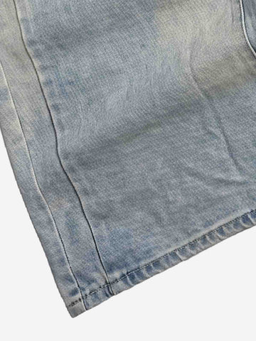 Vintage Washed Straight-Leg Jeans