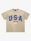 USA Graphic Splatter Washed T-Shirt