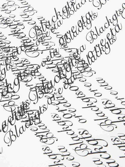 Cross Script Typography T-Shirt 