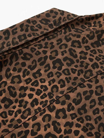 Kurzarmhemd mit Leopardenmuster