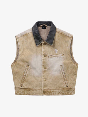 Vintage Washed Distressed Canvas Workwear Cargo Set