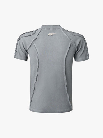 T-Shirt mit freiliegenden Nähten aus Wasteland Wash